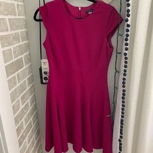 Tommy Hilfiger Dark Pink Cap Sleeve Dress